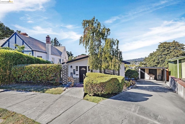 view of front of home