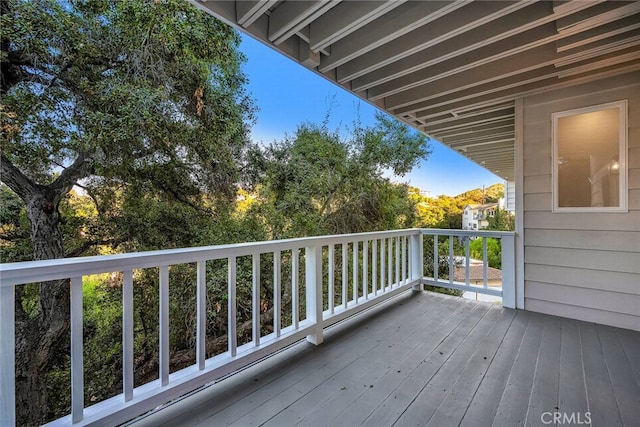 view of deck