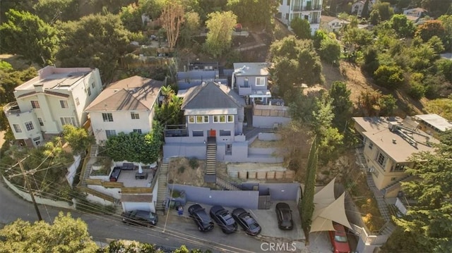 drone / aerial view featuring a residential view