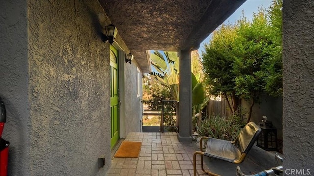 view of patio / terrace with fence