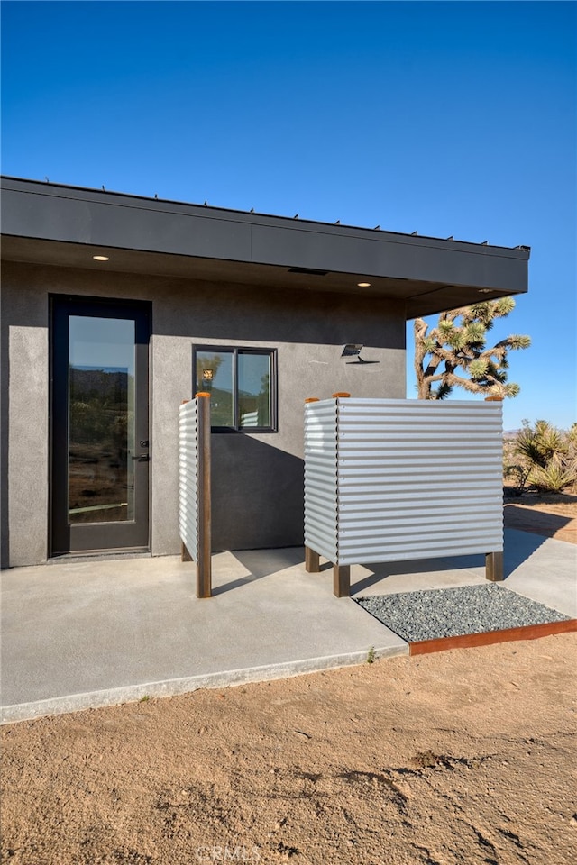 exterior space featuring a patio area