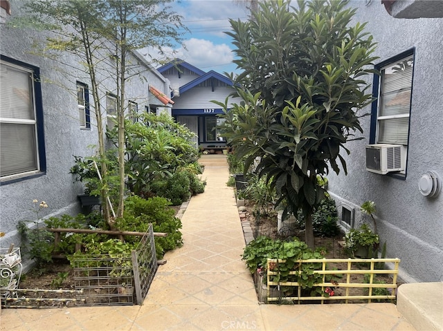 view of community featuring a patio area