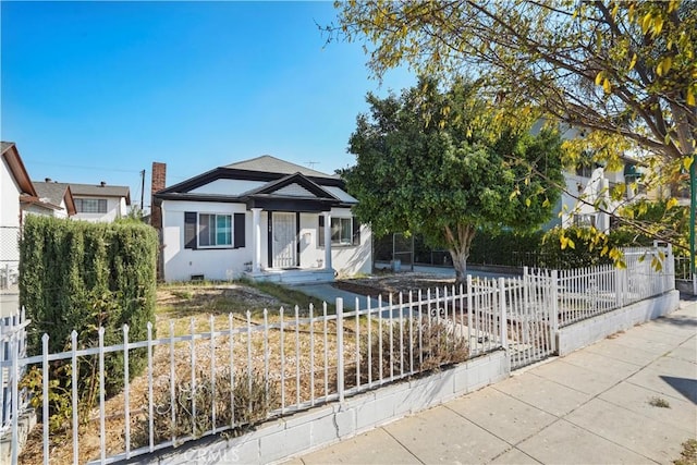 view of front of home