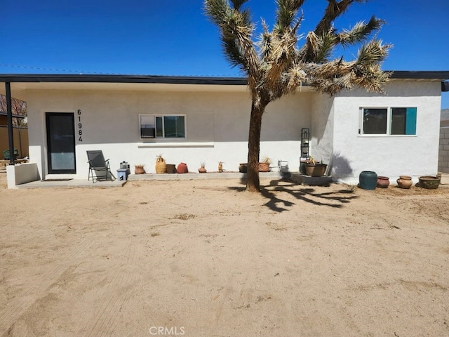 view of rear view of property