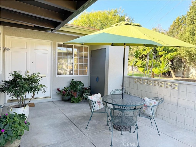 view of patio / terrace