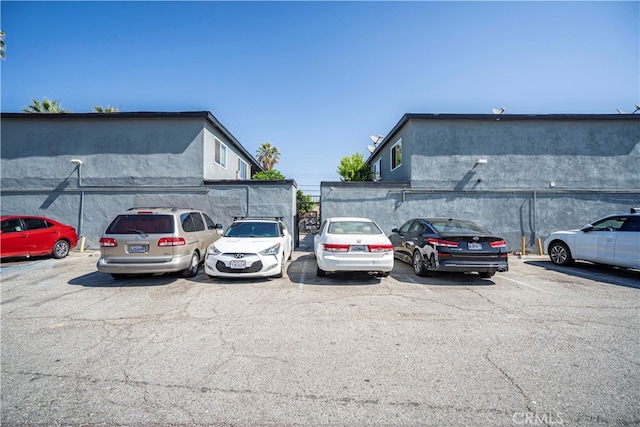 view of car parking