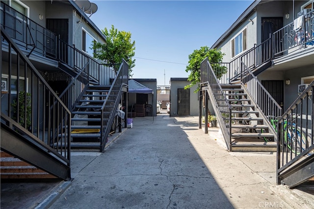 view of property's community with a patio area