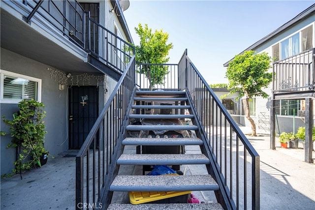 view of staircase