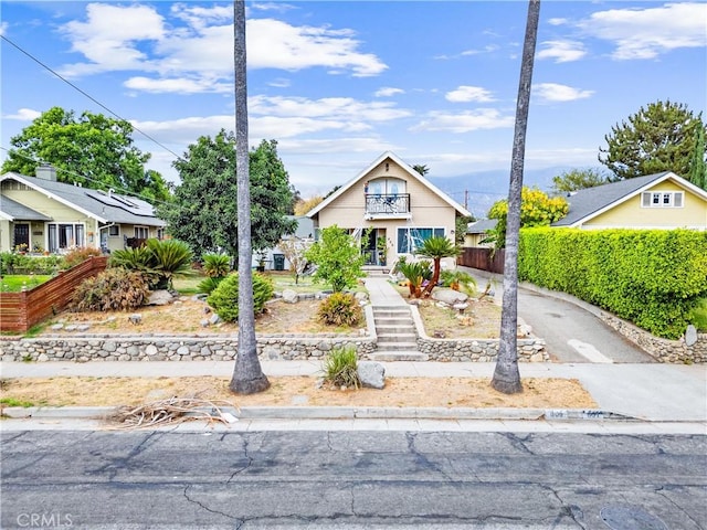 view of bungalow-style home