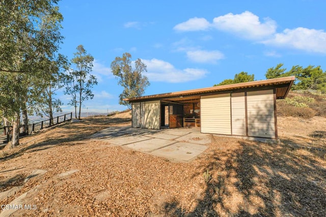 view of outbuilding