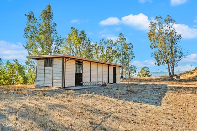 view of stable