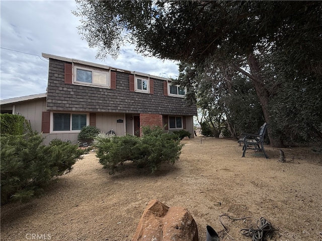 view of rear view of property