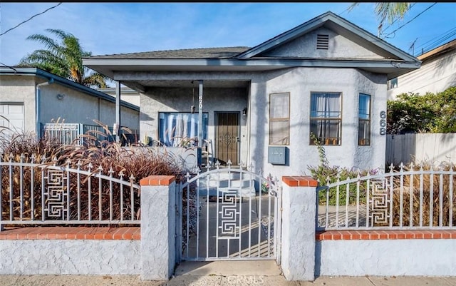 view of bungalow-style home