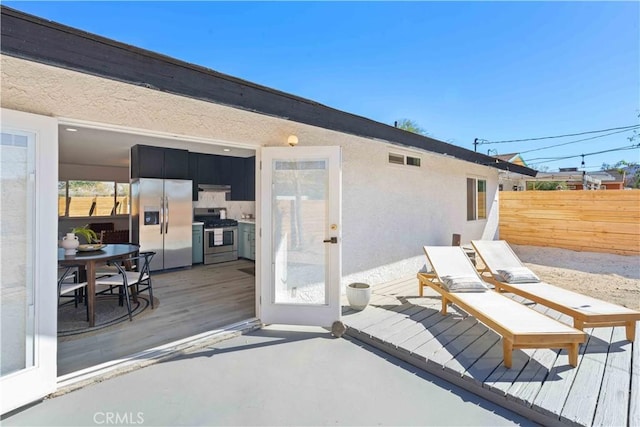 62044 Valley View Cir, Joshua Tree, CA 92252 - view of wooden terrace
