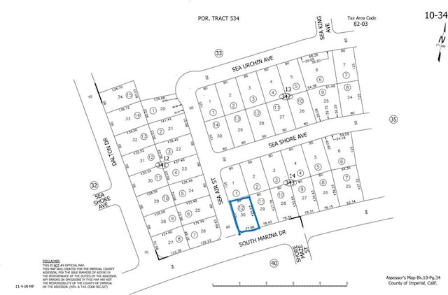 1082 S Marina Dr, Thermal CA, 92274 land for sale