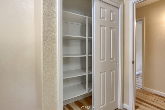 view of closet