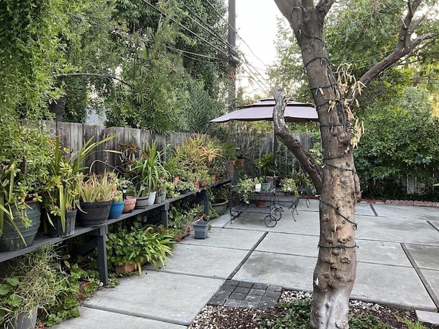 view of patio