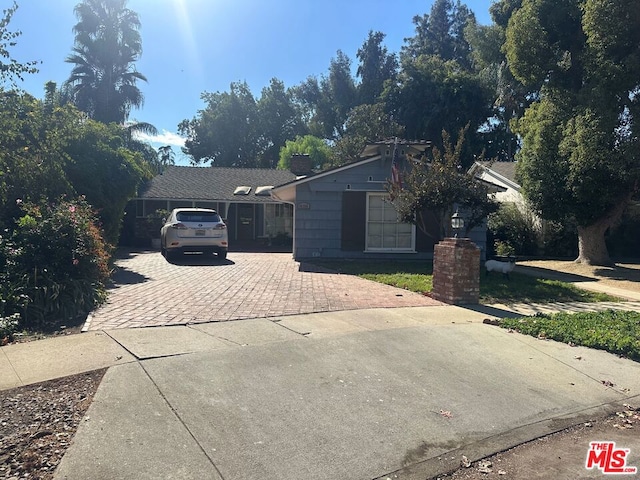 view of ranch-style house