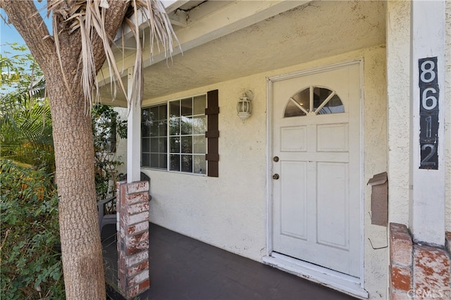 view of entrance to property