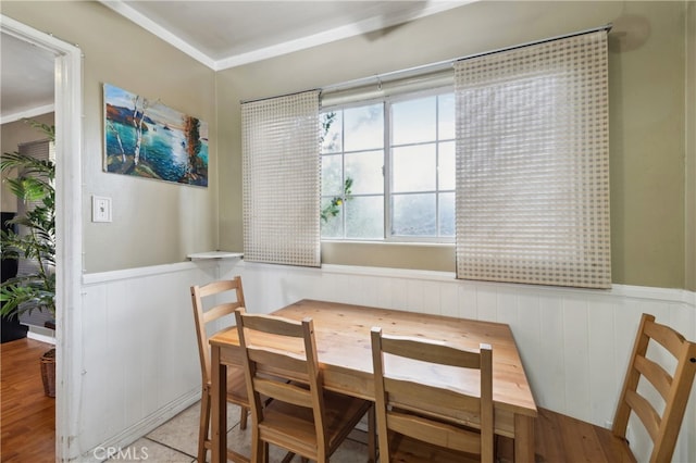 dining area featuring hardwood / wood-style floors