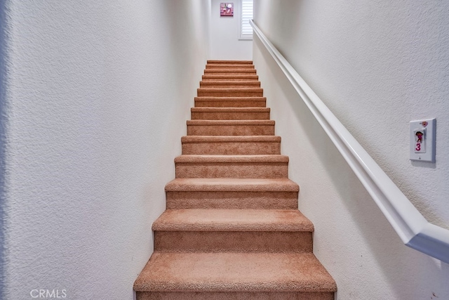 view of stairs