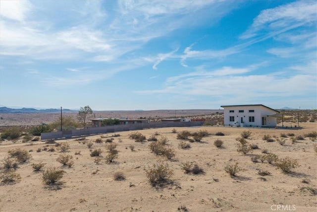 69444 Valle Vista Rd Unit 29, Palms, CA 92277 - view of yard featuring view of desert landscape, a mountain view, and a view of rural / pastoral area