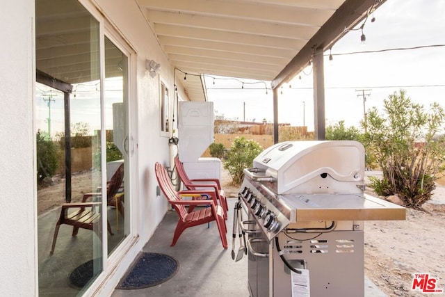 view of patio / terrace with grilling area