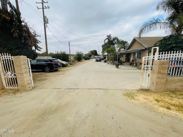 view of road