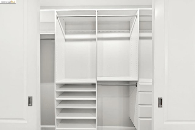 view of closet