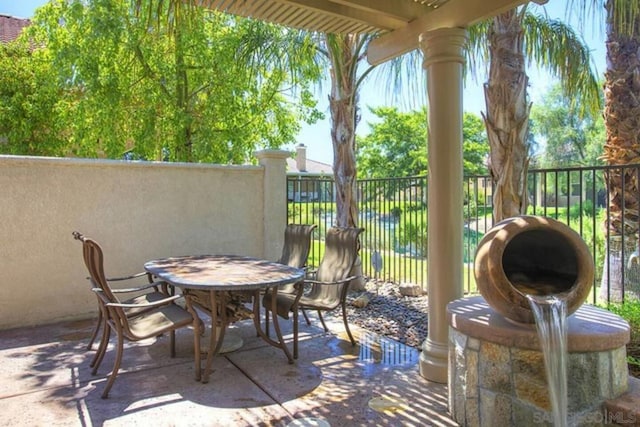 view of patio