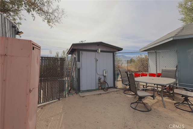 view of outbuilding