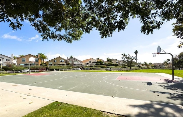 view of sport court