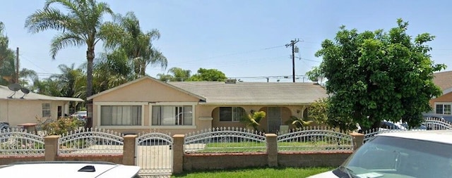 view of ranch-style home