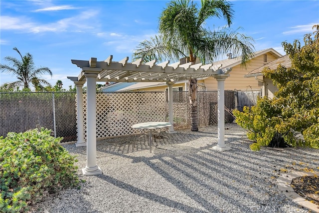 26725 Farrell St, Menifee, CA 92586 - view of patio / terrace featuring a pergola and fence
