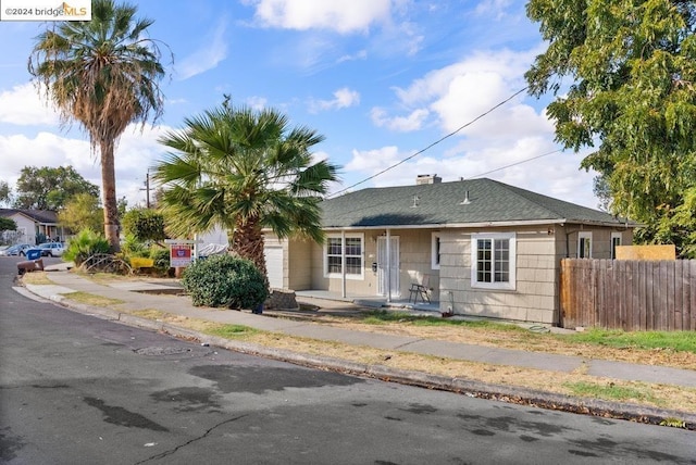 view of ranch-style home