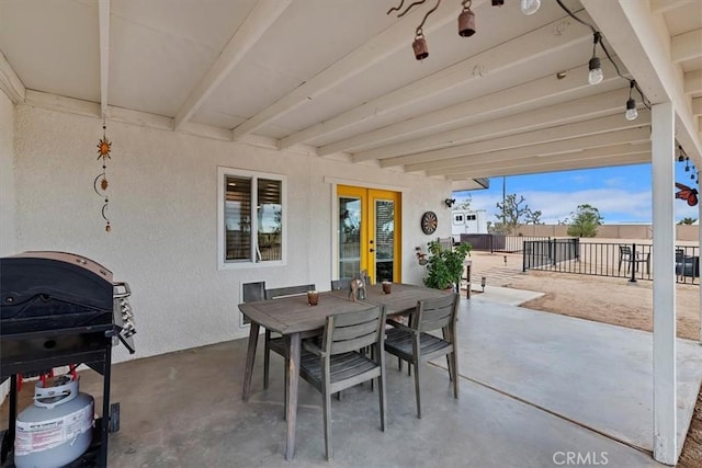 view of patio / terrace with grilling area