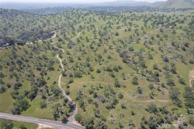 18486 Tollhouse Rd, Clovis, CA 93619 - aerial view of property and surrounding area featuring a mountain backdrop