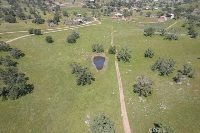 drone / aerial view featuring a rural view