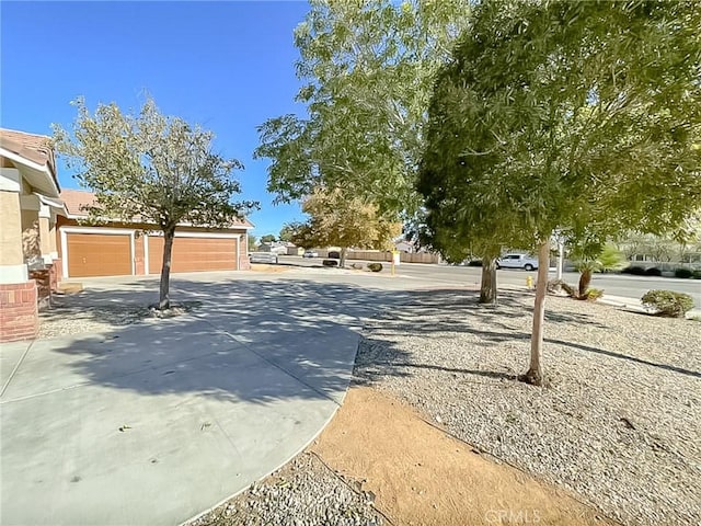 view of street with driveway