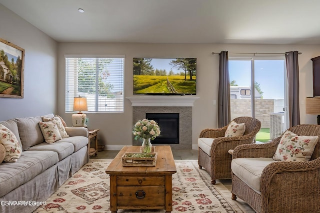 view of living room