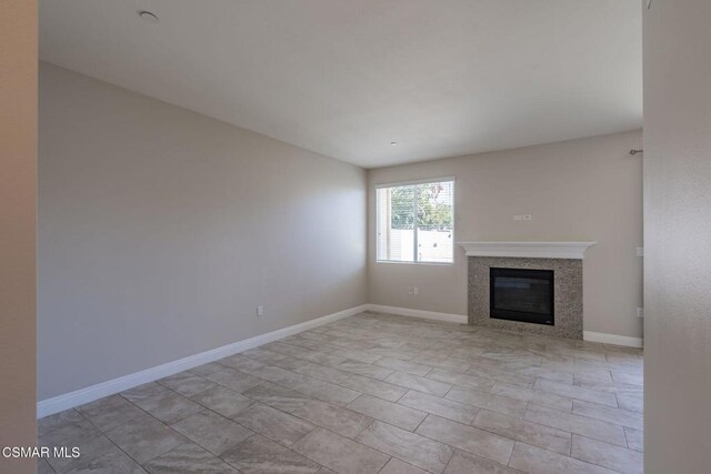 view of unfurnished living room