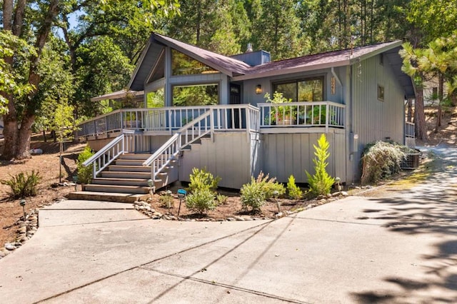 view of front of home