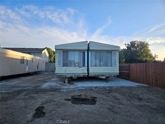 view of rear view of house