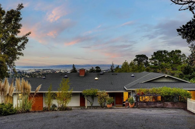 view of ranch-style house