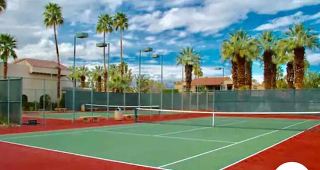 view of sport court featuring basketball court