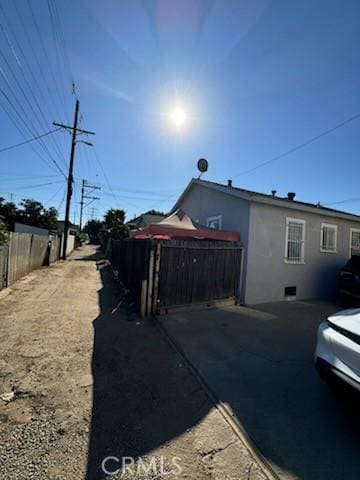 view of side of property