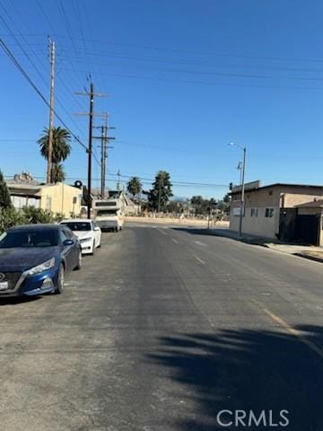 view of road