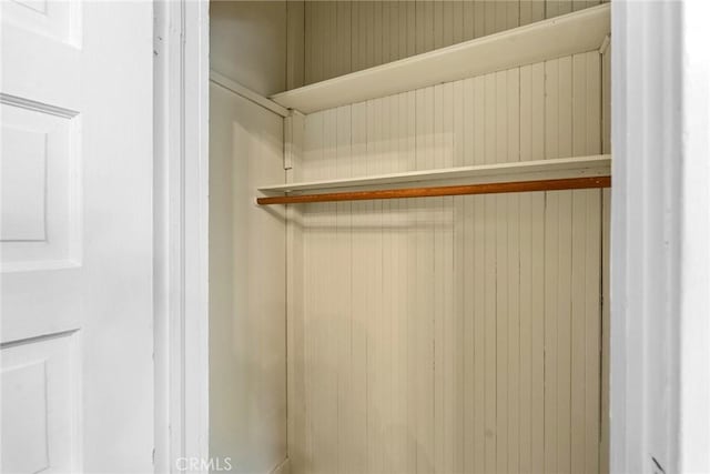 view of closet