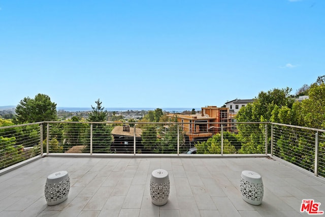 view of patio / terrace featuring a balcony