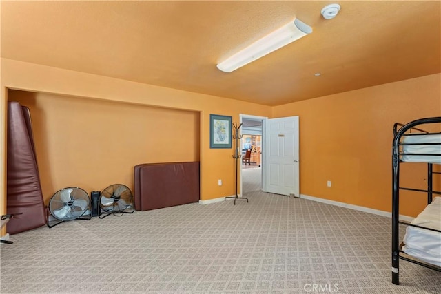 bedroom with carpet flooring